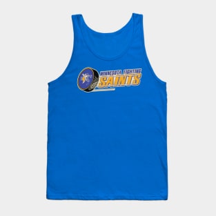 Defunct Minnesota Fighting Saints Hockey Team Tank Top